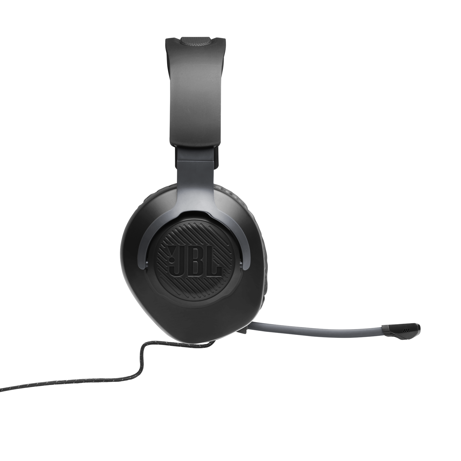 JBL Quantum 100 - Black - Wired over-ear gaming headset with flip-up mic - Detailshot 6